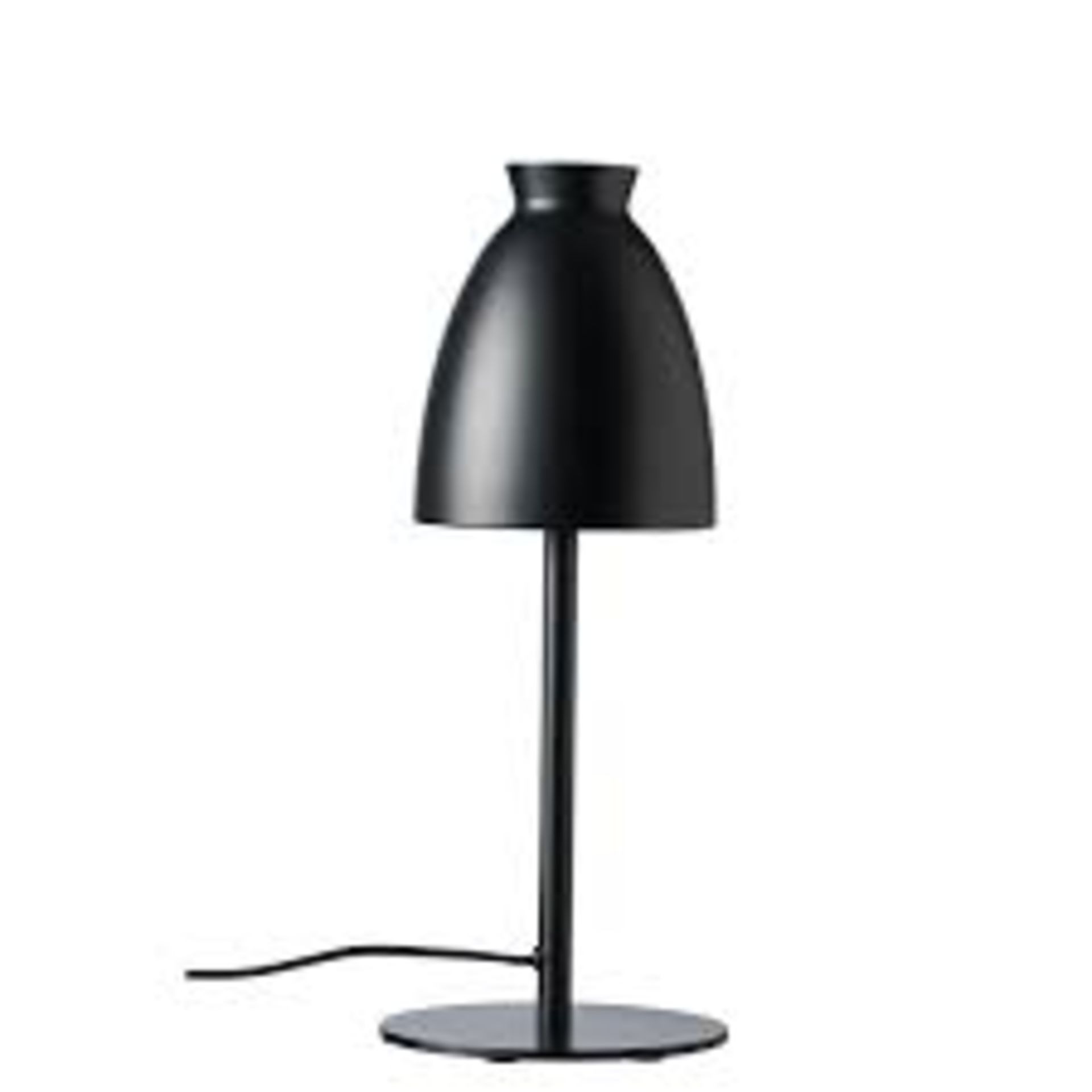 Boxed White & Black Milano Lamp Table RRP £50 (17868) (Appraisals Available Upon Request)