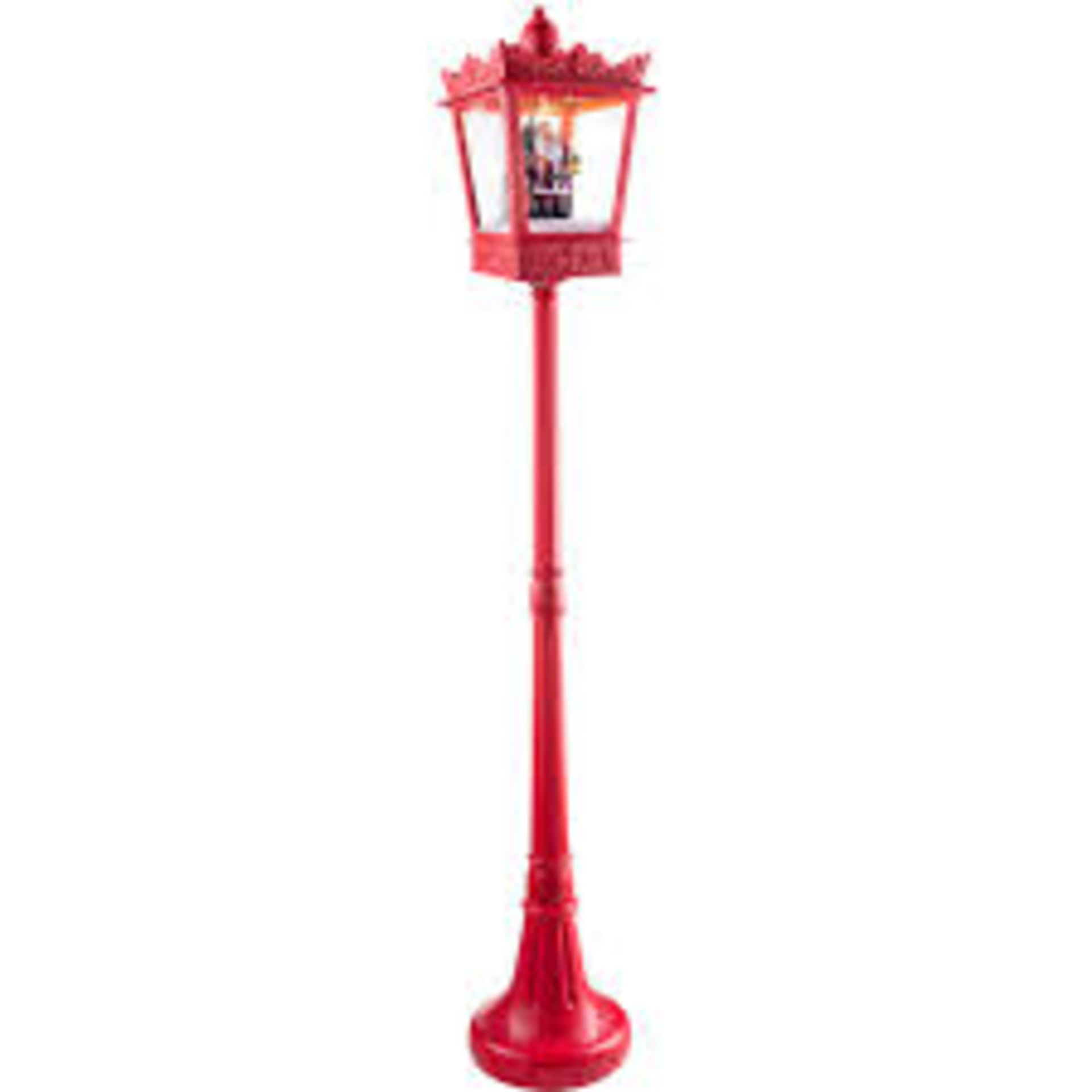 Boxed 1.8m Outdoor Red Street Lamp RRP £120 (17605) (Appraisals Available On Request)