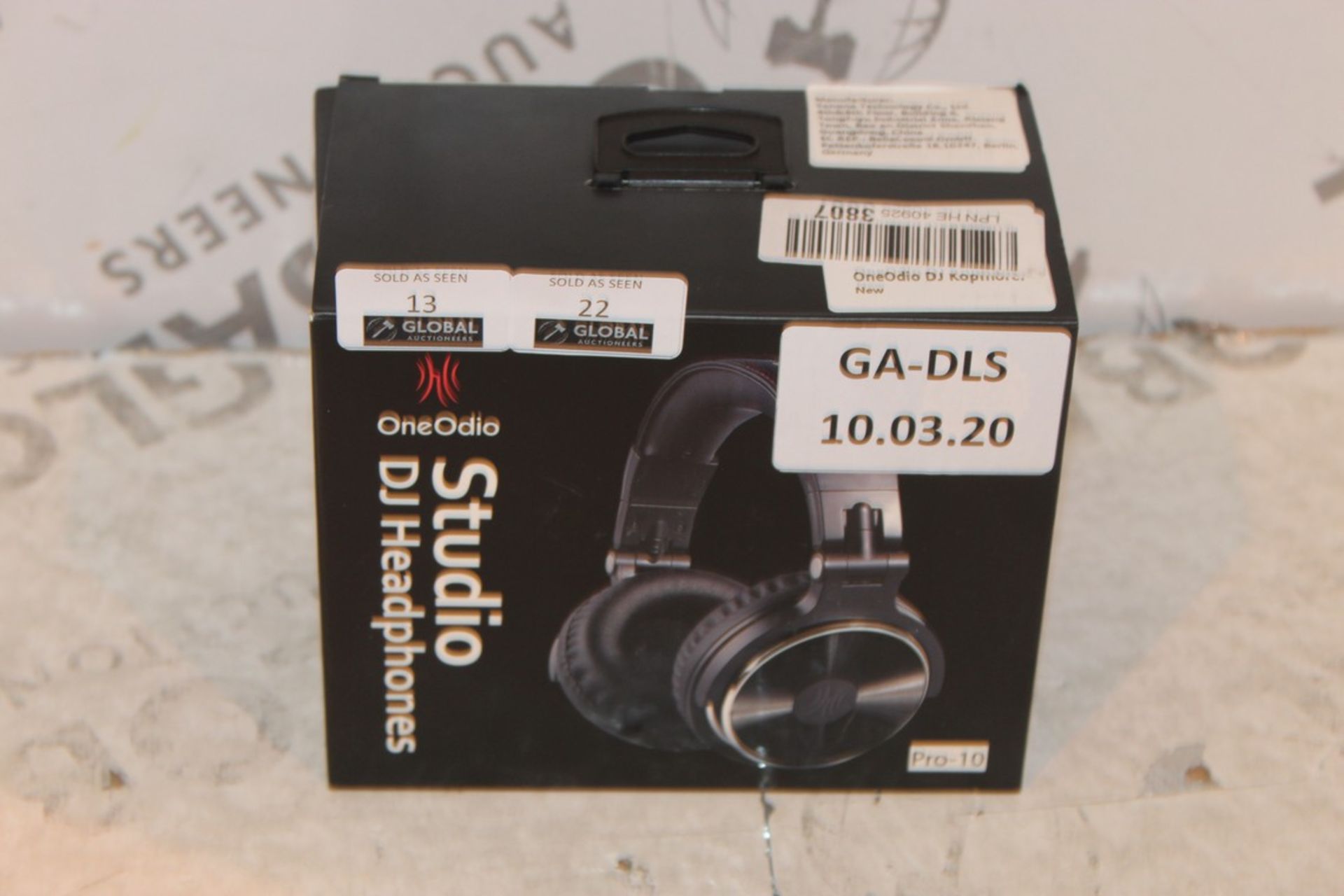 Boxed Brand New Pair One Odio Pro 10 Studio DJ Headphones RRP £55 (Appraisals Available Upon