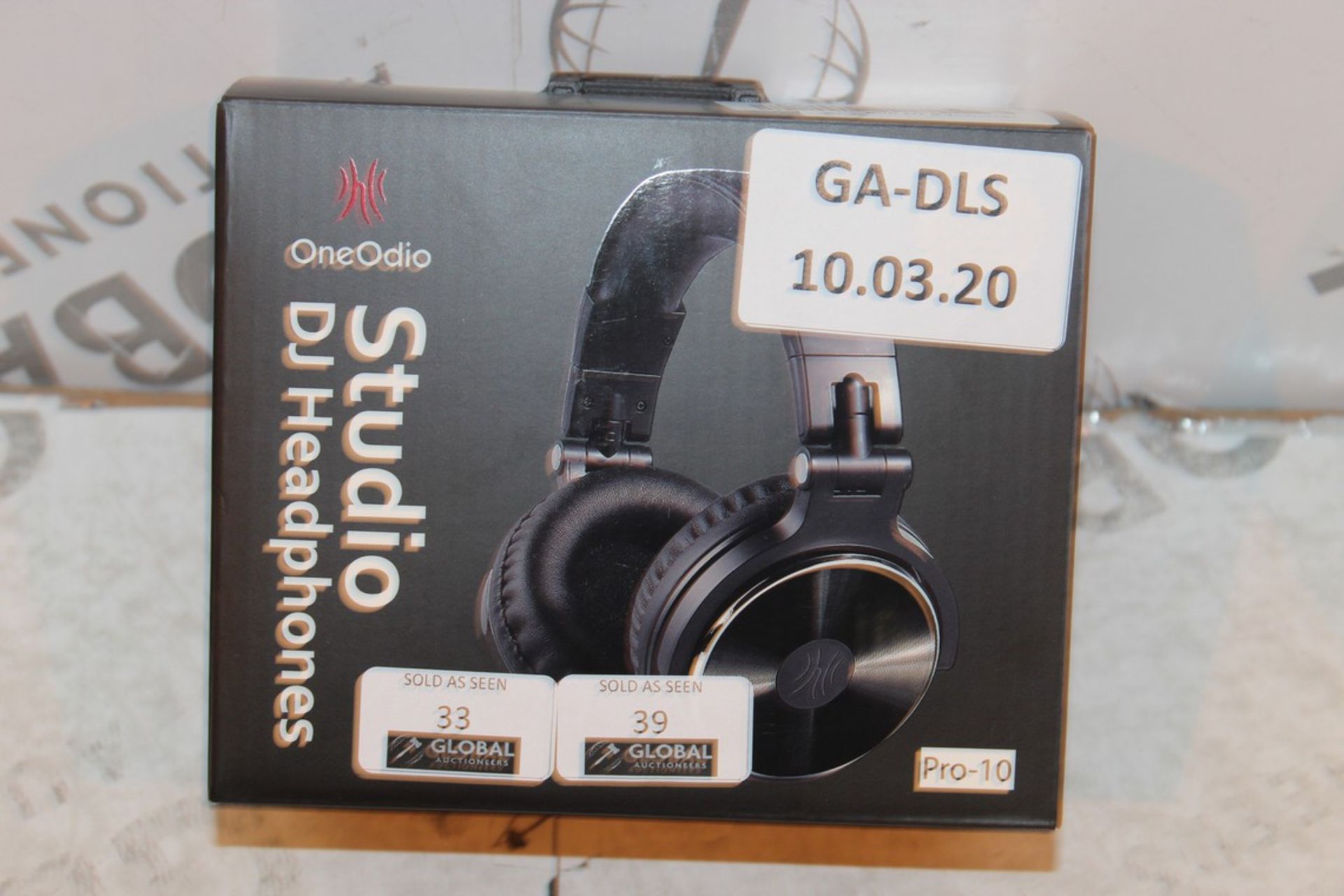 Boxed Brand New Pair One Odio Pro 10 Studio DJ Headphones RRP £55 (Appraisals Available Upon