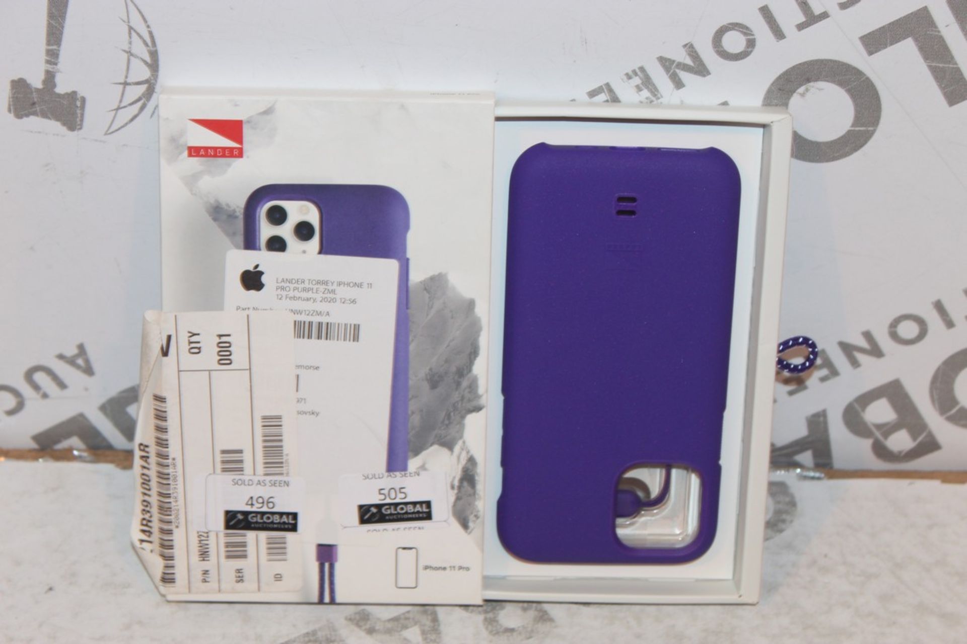 Lot To Contain 10 Brand New Purple Torrey Iphone 11 Pro Phone Cases Combined RRP £500 (Appraisals