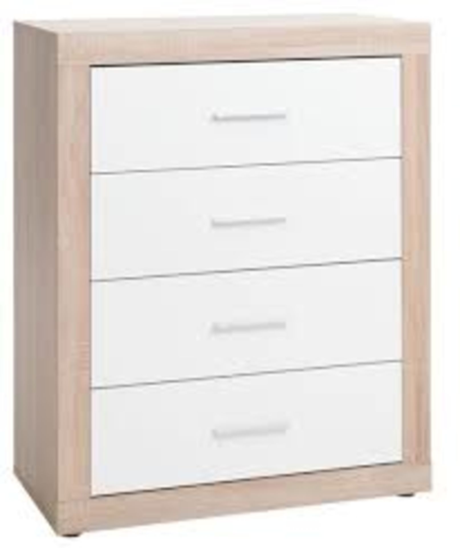 Boxed Kommode Bui 4 Drawer Chest Drawers RRP £80 (17905) (PICTURES ARE FOR ILLUSTRATION PURPOSES