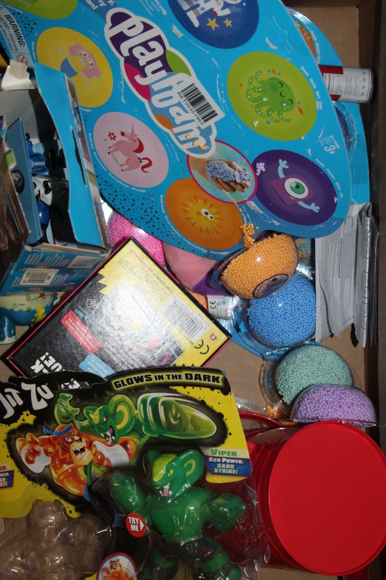 Box to Contain Assortment of Children's Toys to In