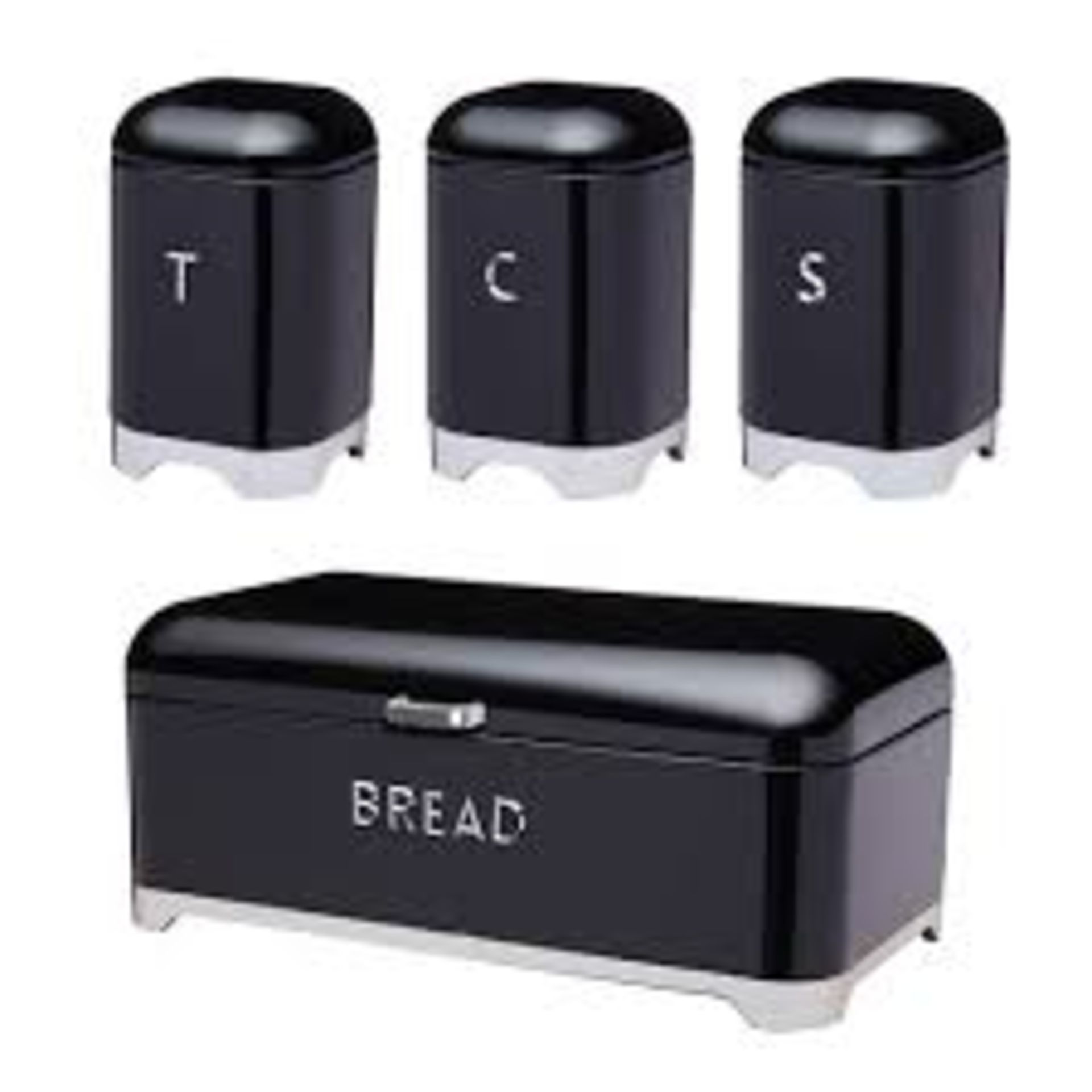 Boxed 4 Piece Kitchen Cannister Set RRP £60 (16508