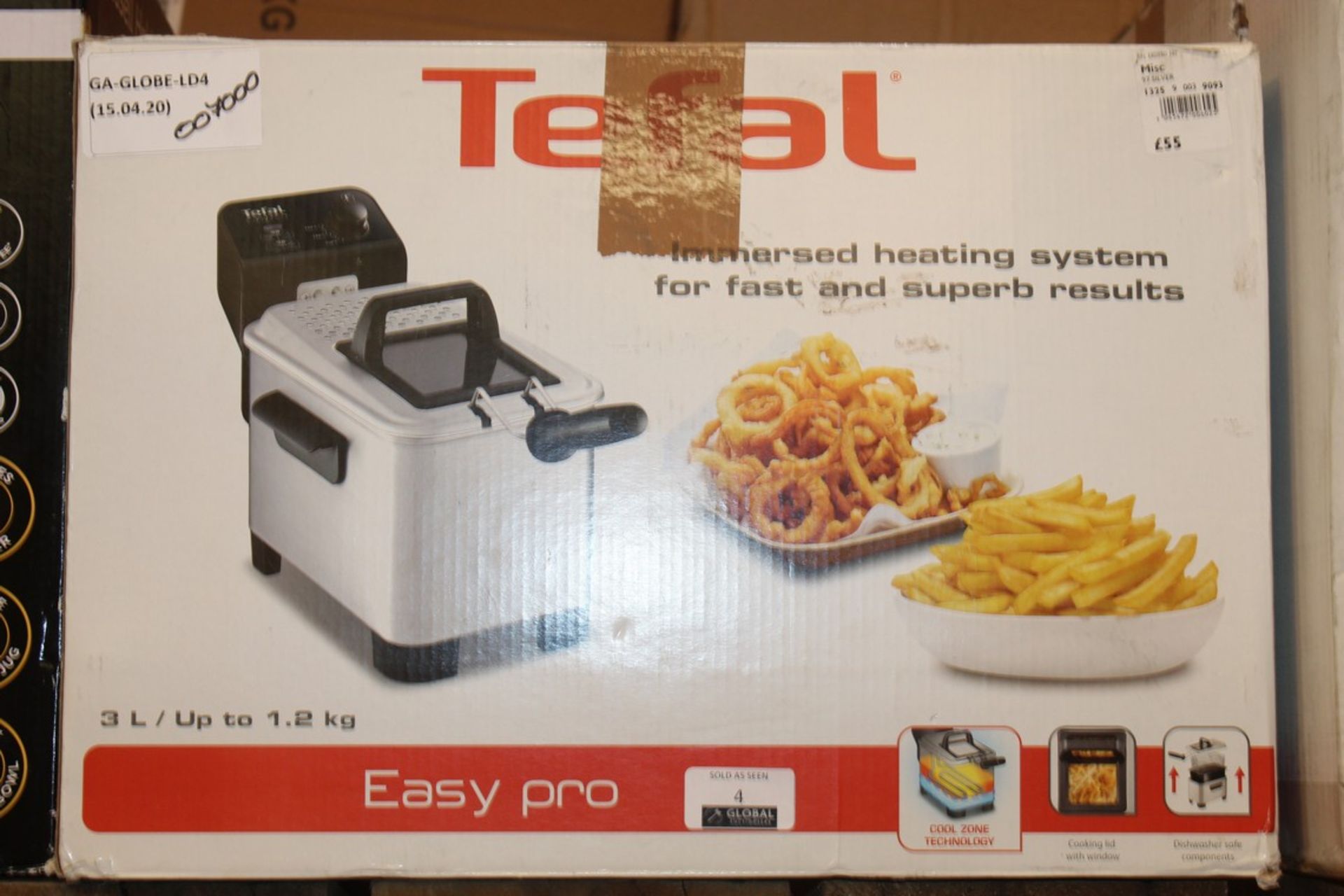 Boxed Tefal Easy Pro 3 Litre Stainless Steel Deep