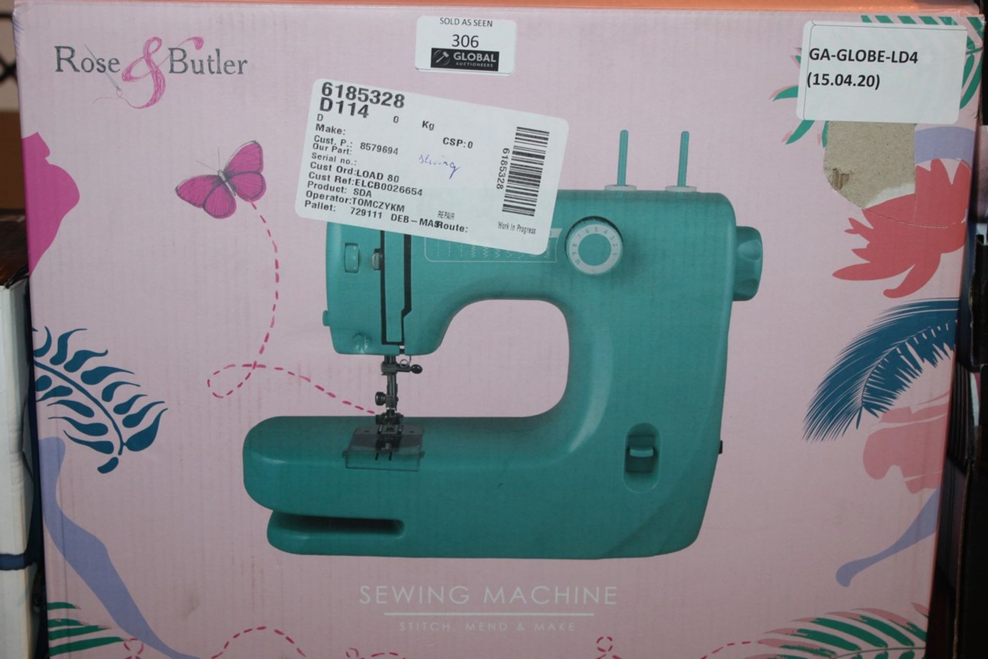 Boxed Rose & Butler Counter Top Sewing Machine RRP