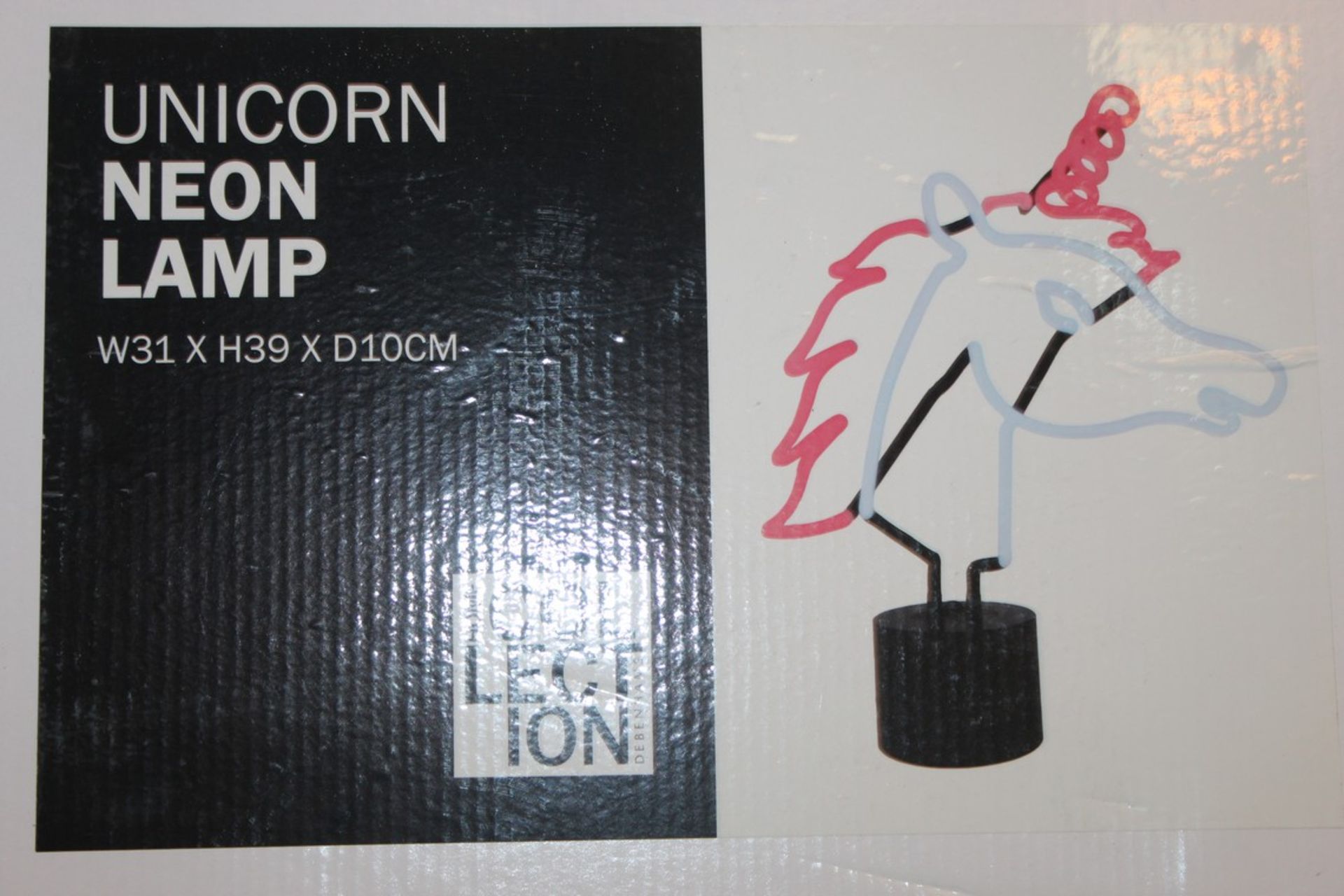 Boxed Home Collection Unicorn Neon Lamp RRP £40 (A