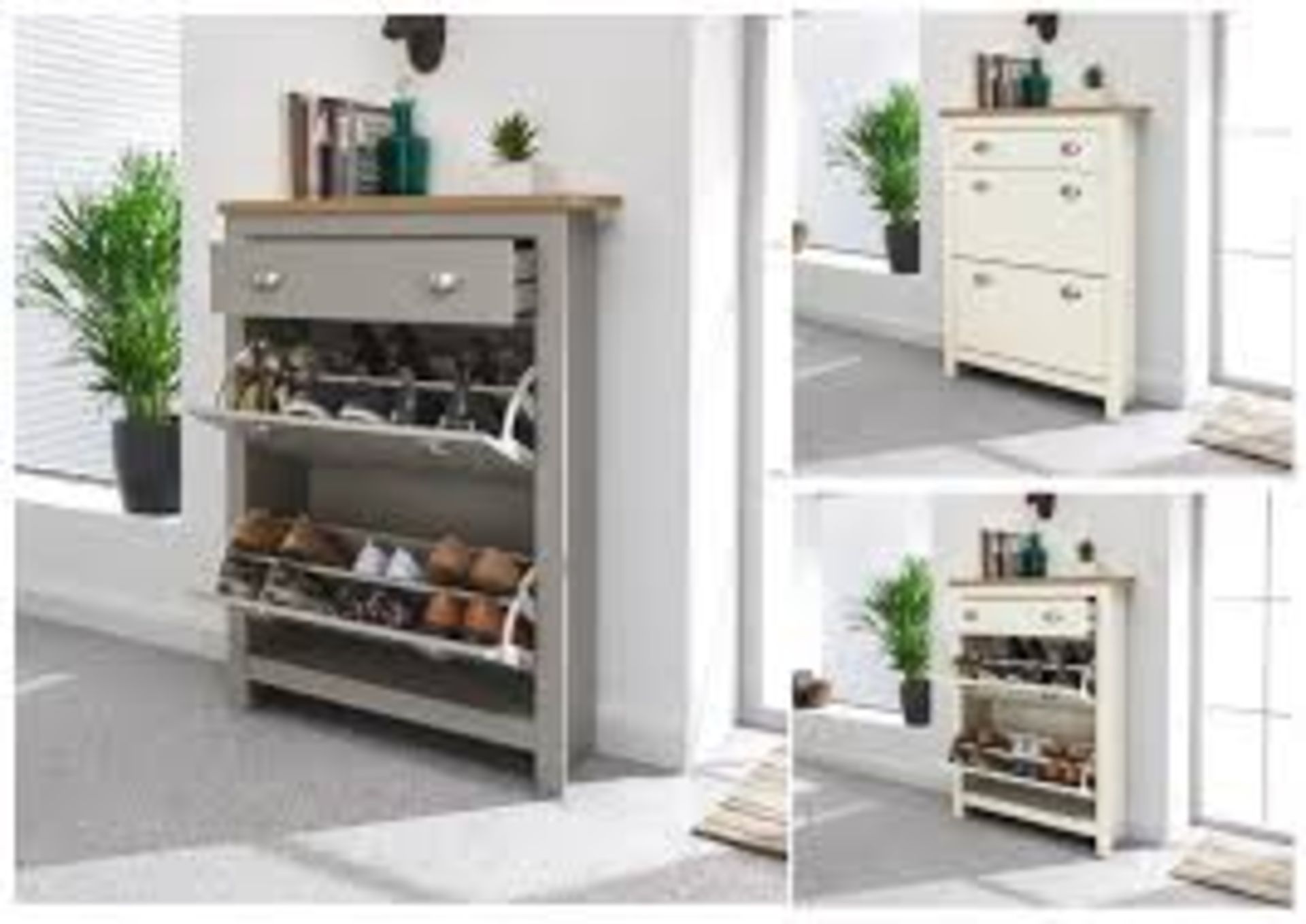 Lang Hallway Shoe Storage RRP £120 (Untested Customer Returns)(Photos are for illustration