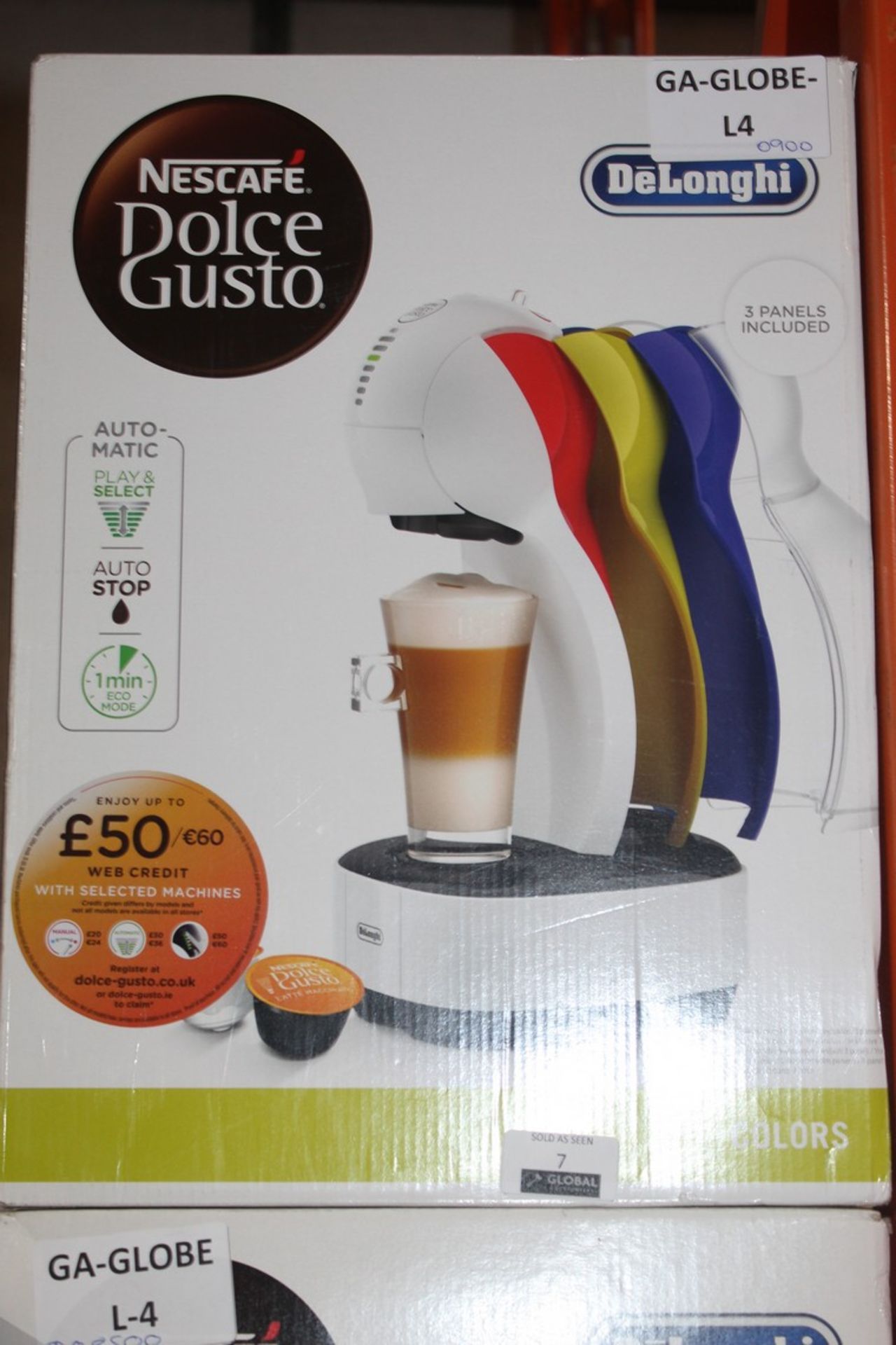 Boxed Delonghi Nescafe Dolce Gusto Colours Range C