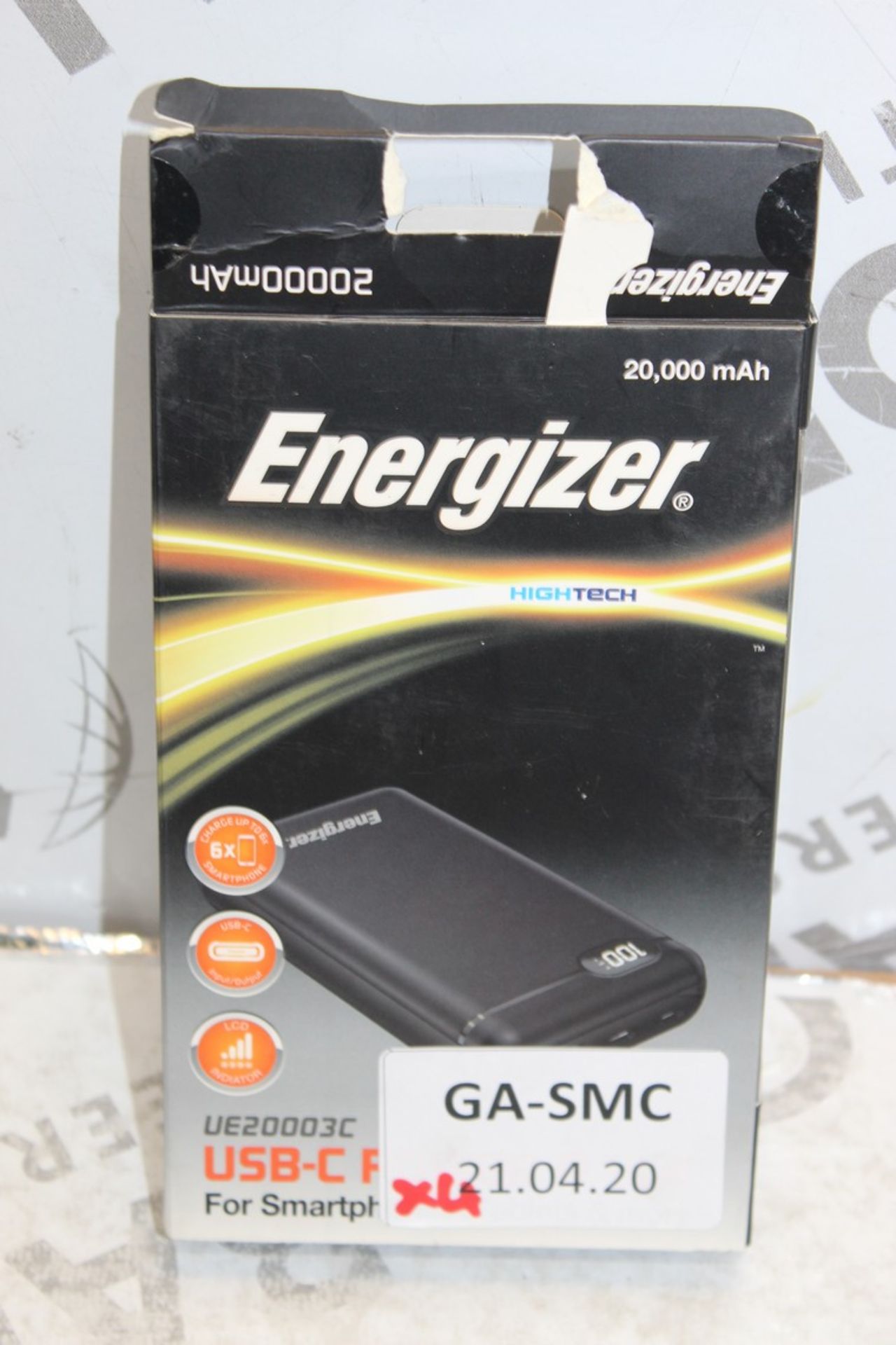 Boxed Energiser UE2OO03C Portable Power Banks RRP