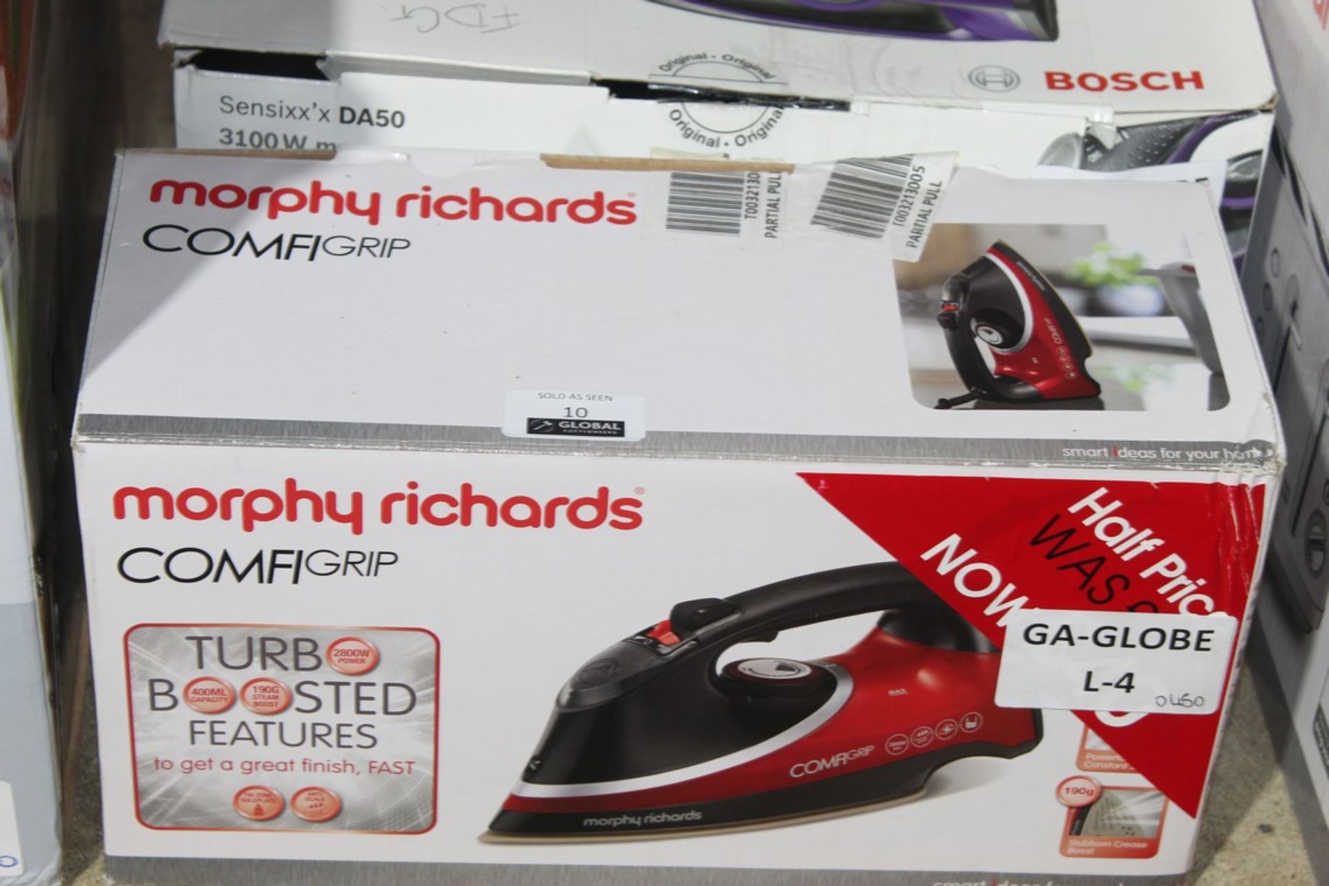 Boxed Assorted Morphy Richard Comfy Grip Steam Iro