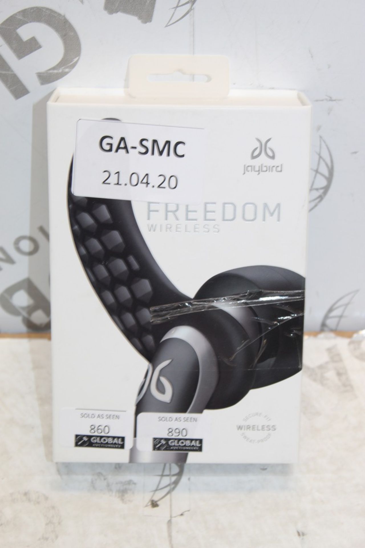 Boxed Pair Of Jay Bird Freedom Wireless Headphones