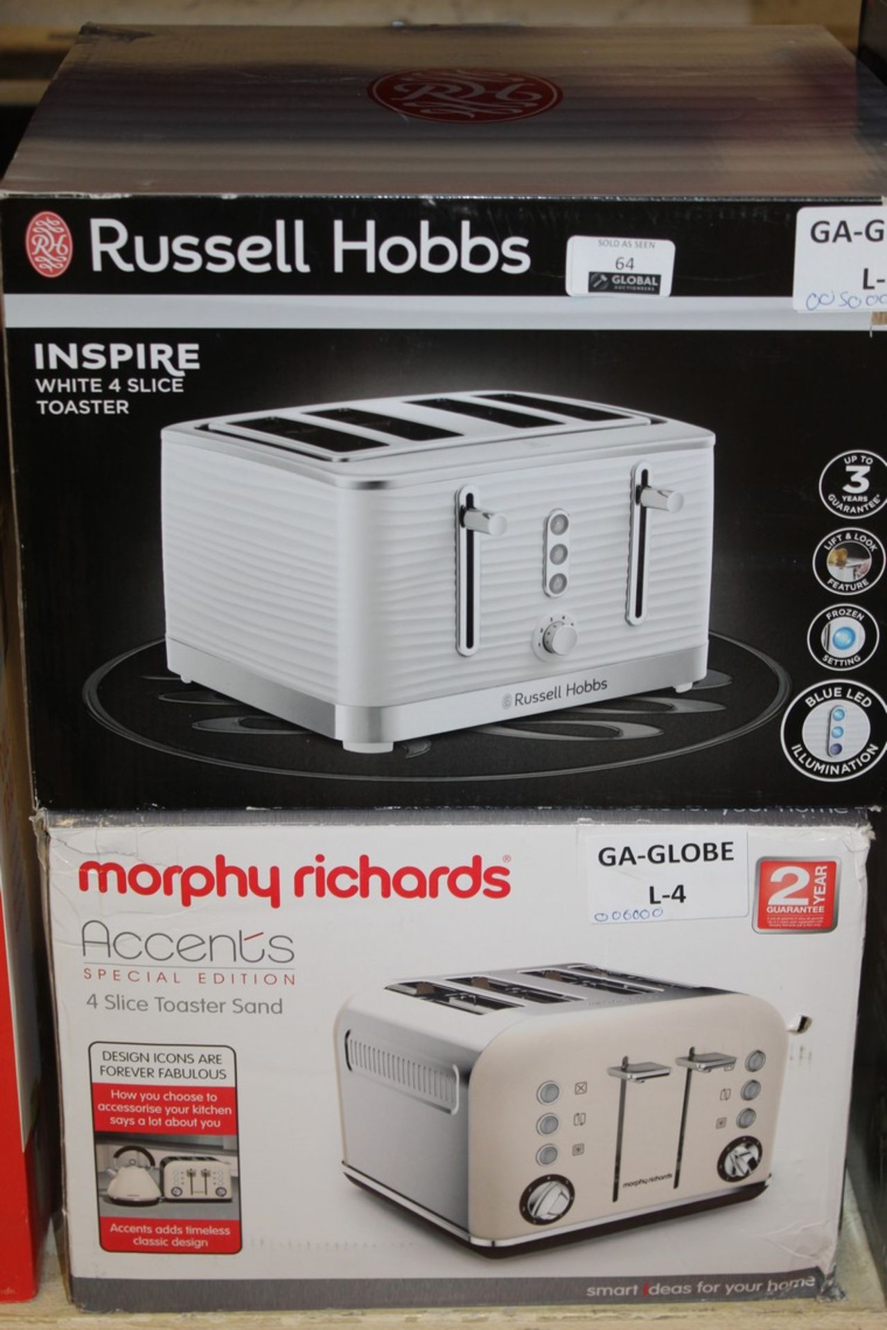 Boxed Morphy Richards Accents Special Edition 4 Sl