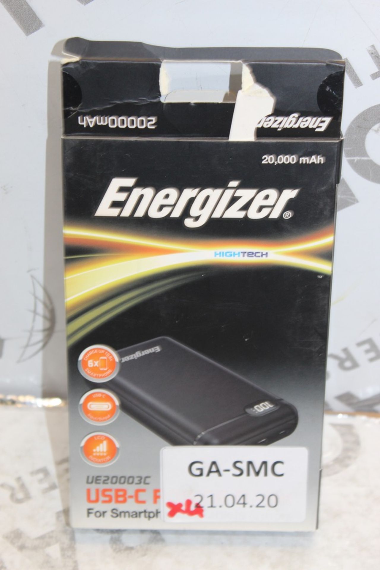 Boxed Energiser UE2OO03C Portable Power Banks RRP