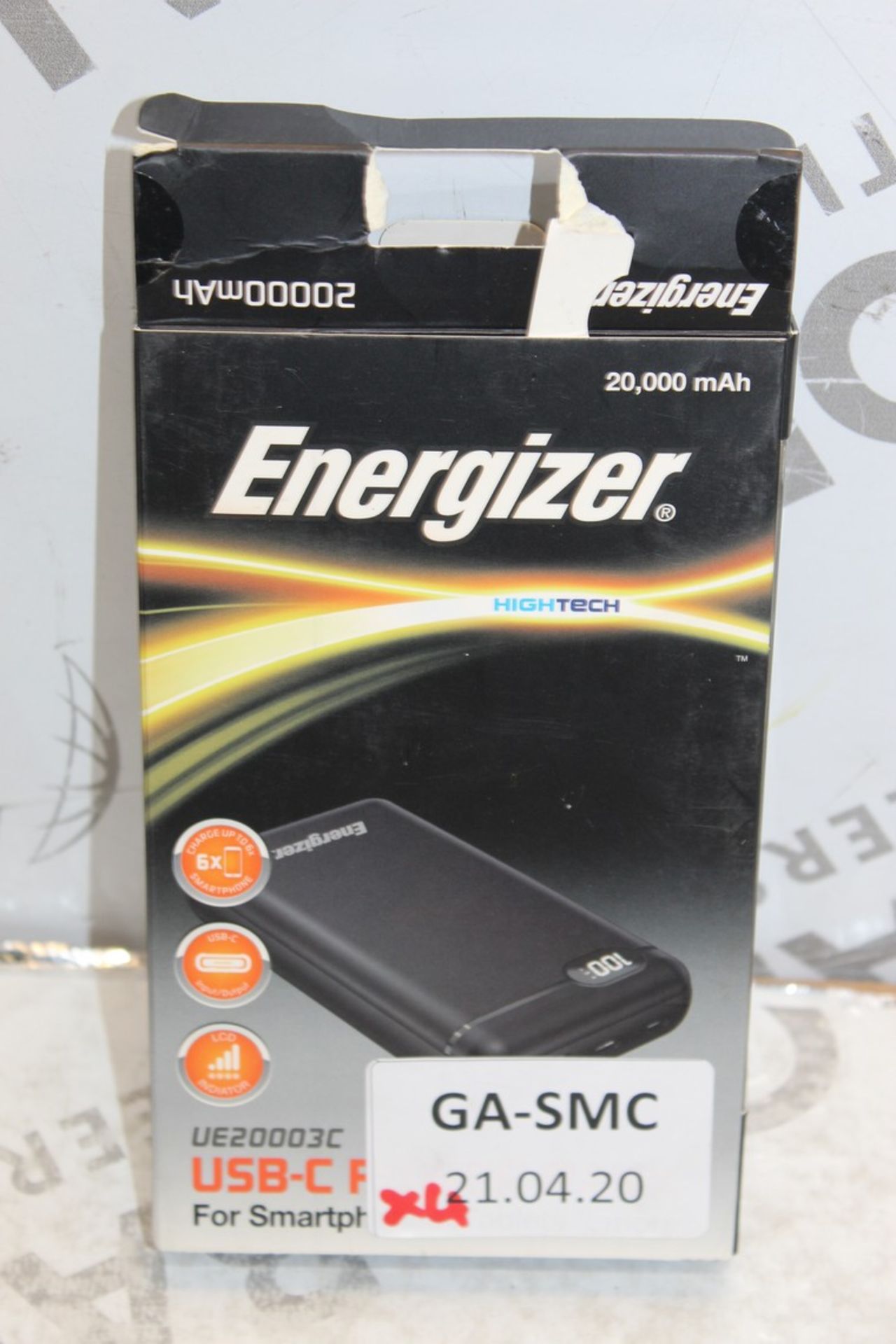 Boxed Energiser UE2OO03C Portable Power Banks RRP