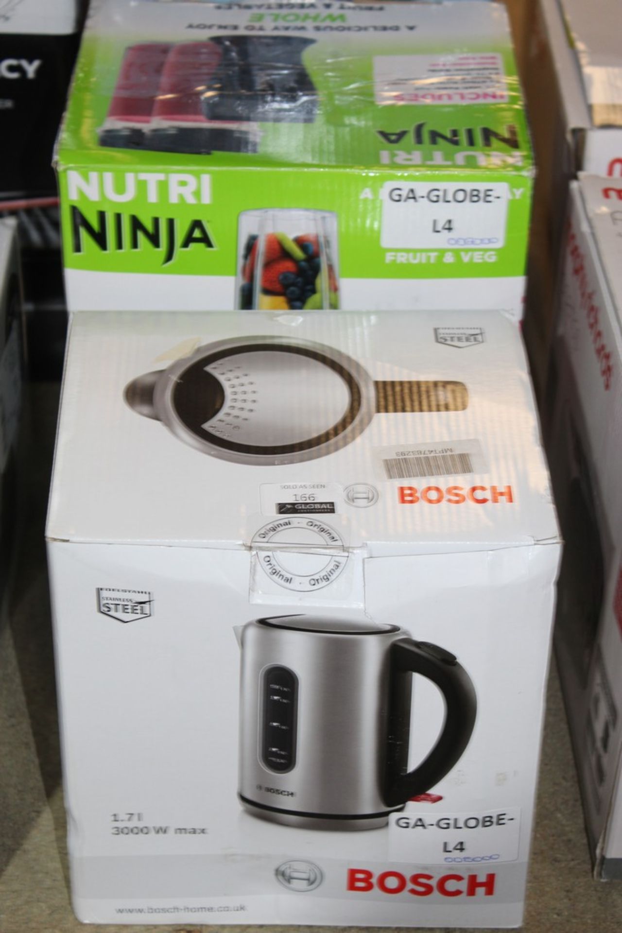 Assorted Items to Include Bosch 1.7 Litre Cordless