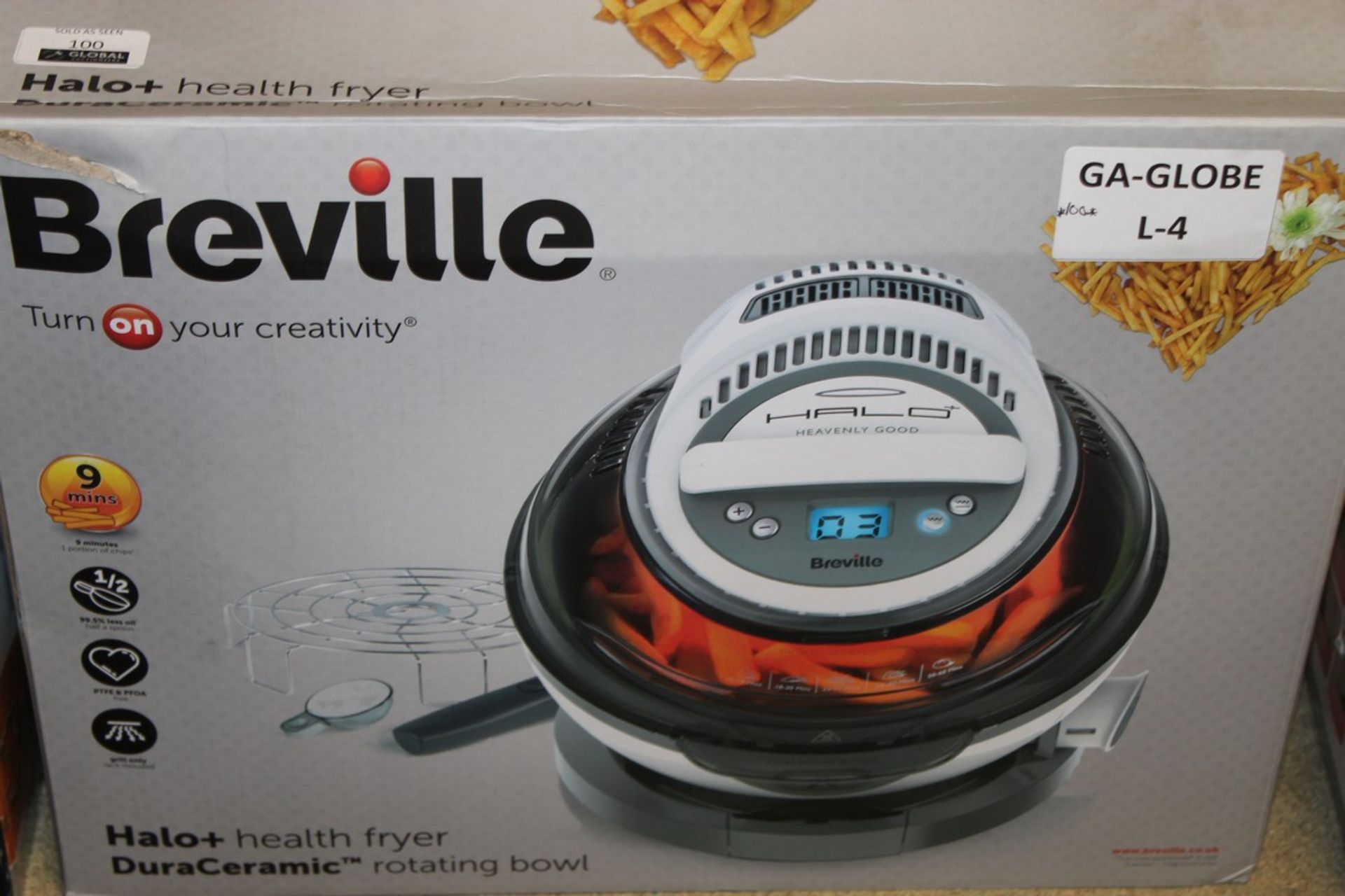 Boxed Breville Halo Plus Dura Ceramic Rotating Hea