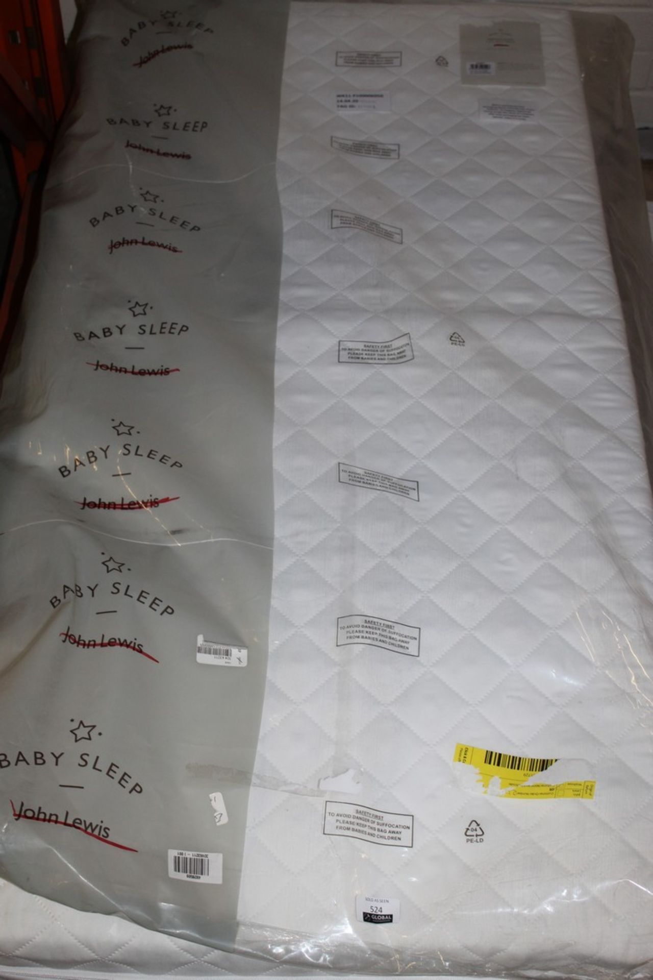 John Lewis Cot Bed Mattresses RRP £45 (Pictures ar