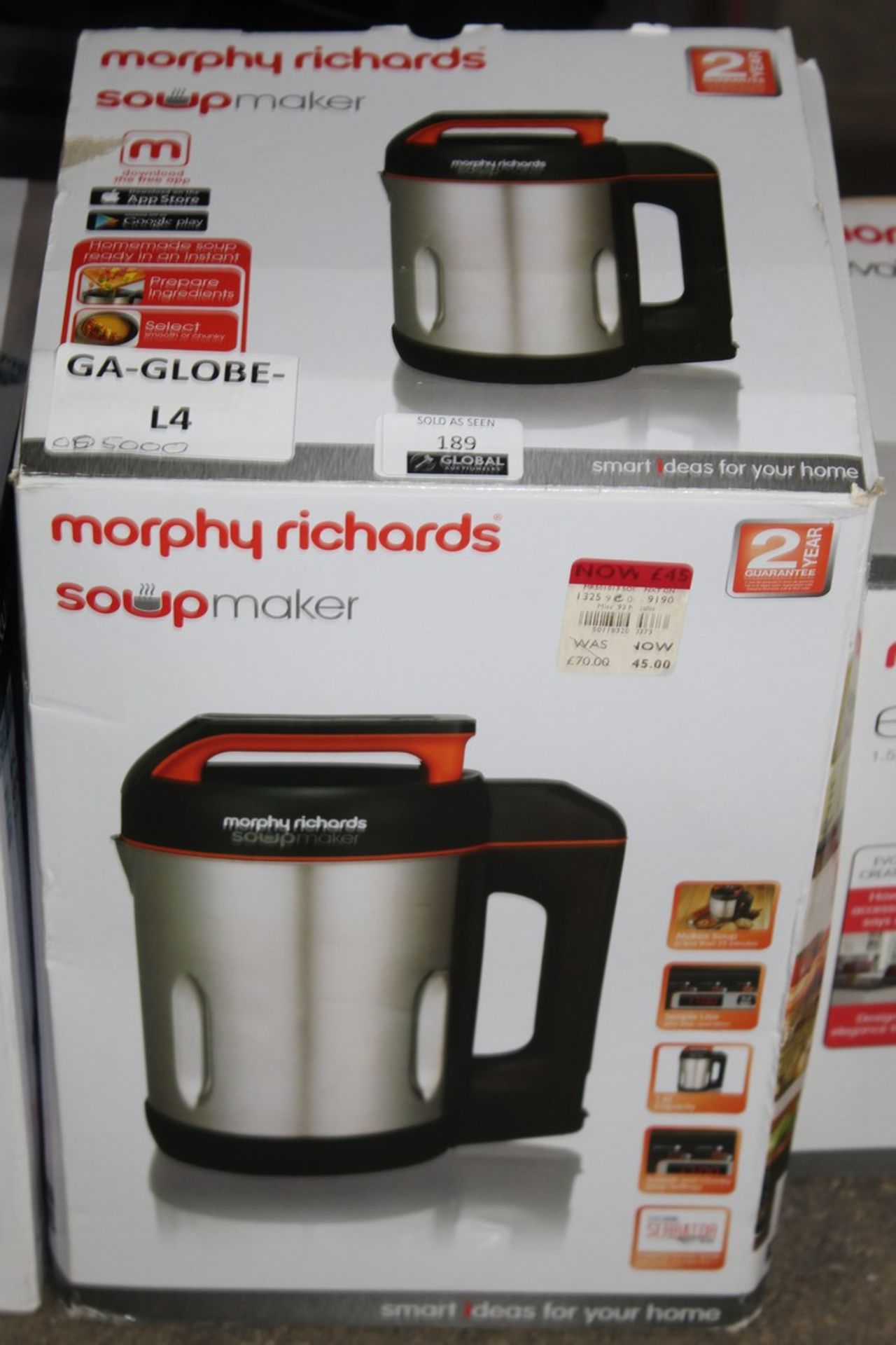 Morphy Richards 1.7 Stainless Steel Soup Maker RRP
