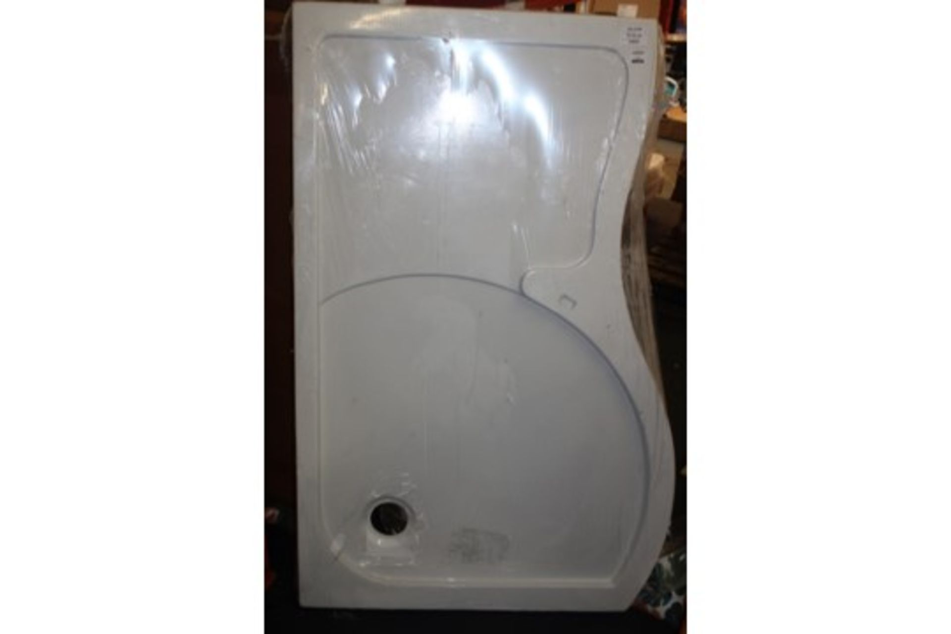 White Double Entry Shower Chair RRP £200 (18892) (