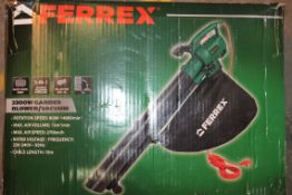 Lot to Contain 3 Boxed Ferrex 3300 Watt Garden Blo