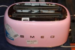 Smeg Baby Pink 4 Slice Toaster RRP £150 (Appraisal