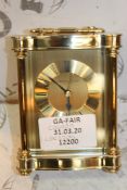 Gold London Clock Company Designer Mantel Clock RR