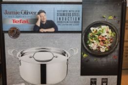 Boxed Jamie Oliver Tefal Stainless Steel Induction