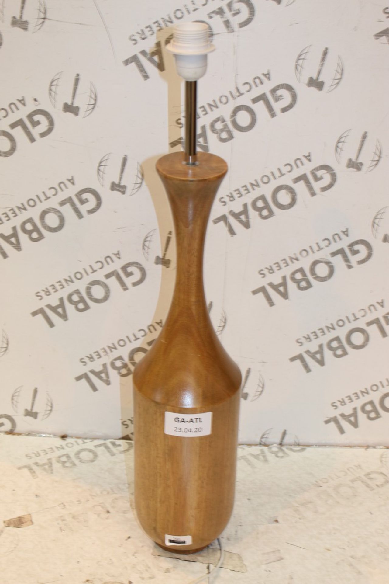 Solid Wooden Hand Carved Designer Table Lamp Base