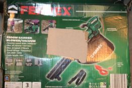 Boxed Ferrex 3300W Garden Blower & Vacuum RRP £40