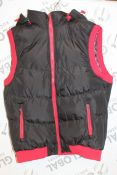 Black And Red Trim Designer Gillet RRP £50 (Images