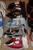 Lot To Contain 5 Assorted Philips Steam Irons Russ
