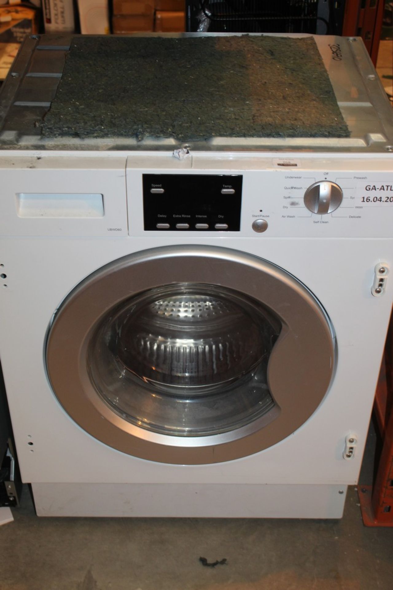 Boxed UBWD60 Integrated Washing Machine RRP £300 (