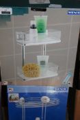 Lot to Contain 2 Assorted Wenco Shower Baskets RRP