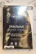 Brand New Pair Of 66x54 Inch Silentnight Blackout