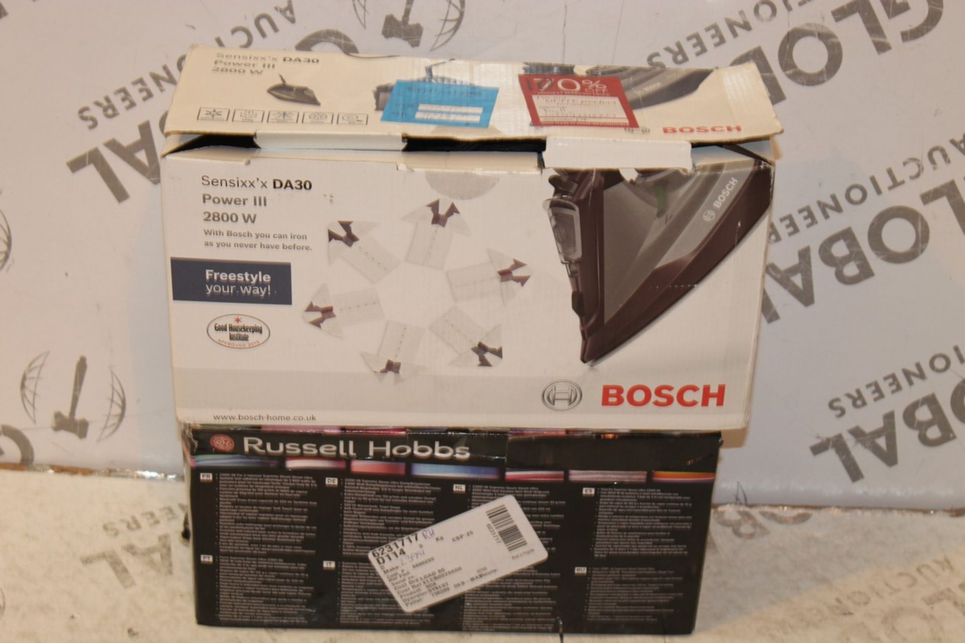 Lot to Contain 2 Assorted Bosch & Russell Hobbs St