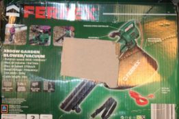 Boxed Ferrex 3300W Garden Blower & Vacuum RRP £40