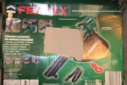 Boxed Ferrex 3300W Garden Blower & Vacuum RRP £40