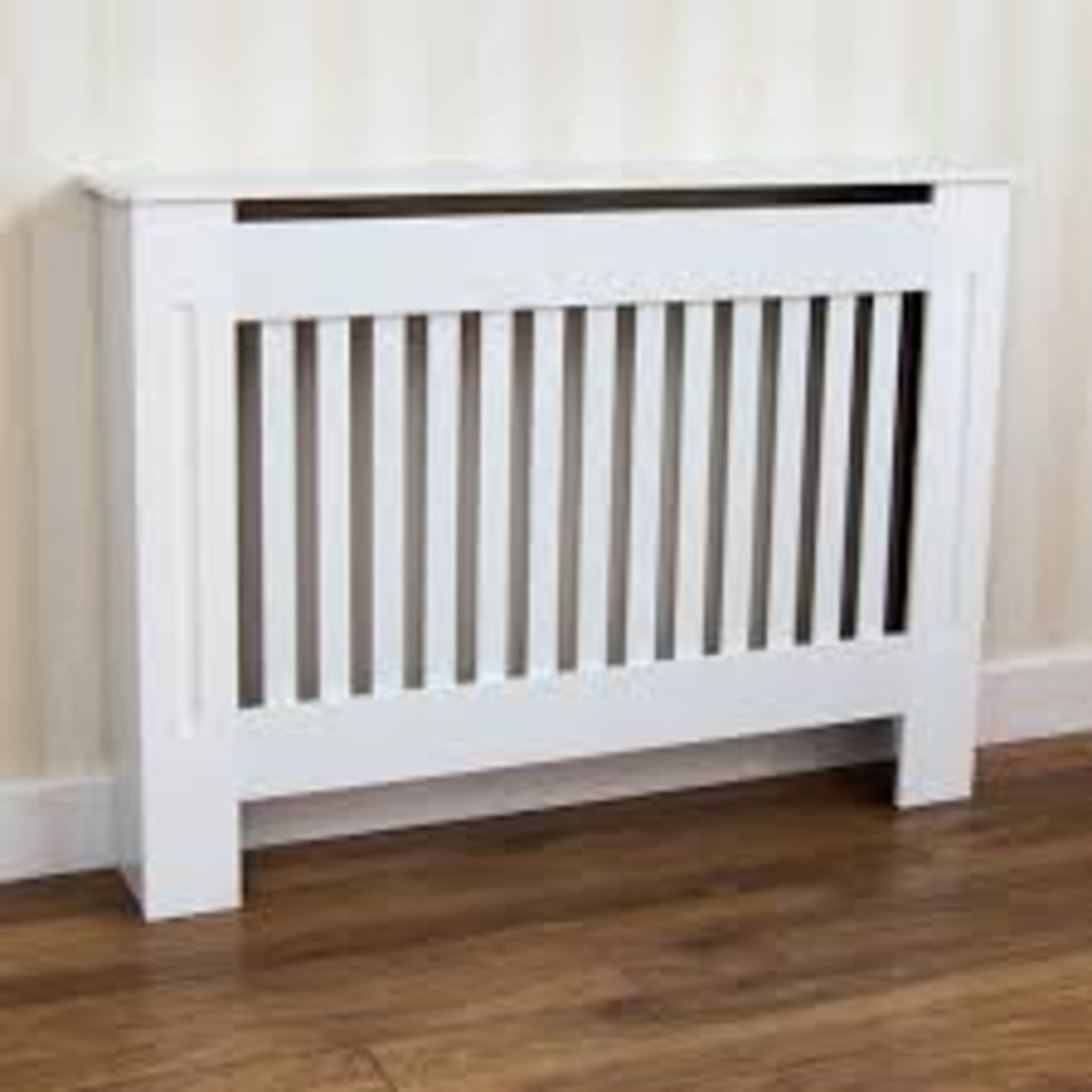 Boxed Veda Design Chealsea Radiator Cover RRP £50 (17893) (Pictures are for illustration purposes