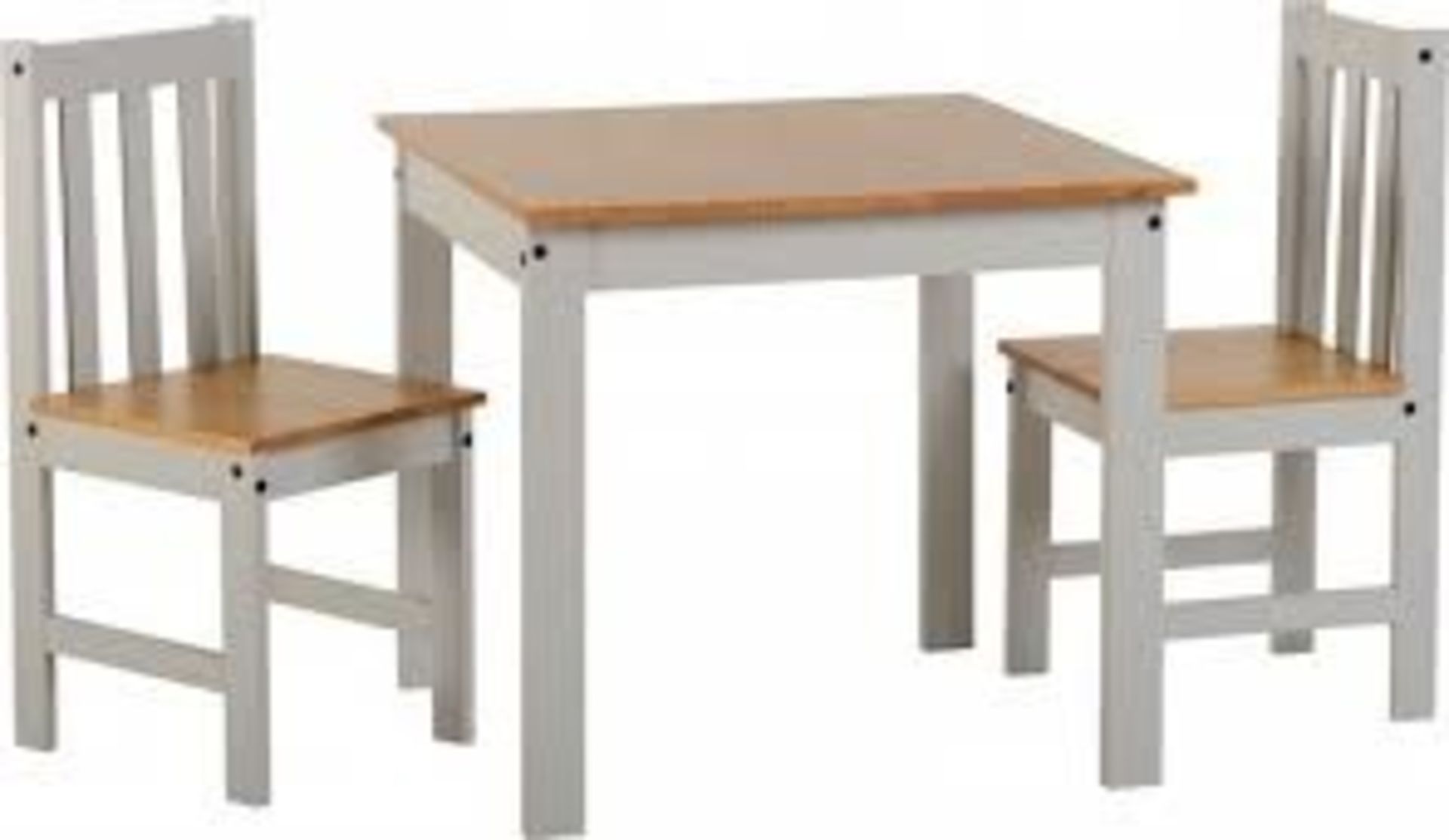 Boxed Ludlow 1 + 2 Seater Childrens Dining Set RRP £100 (Pictures are for illustration purposes