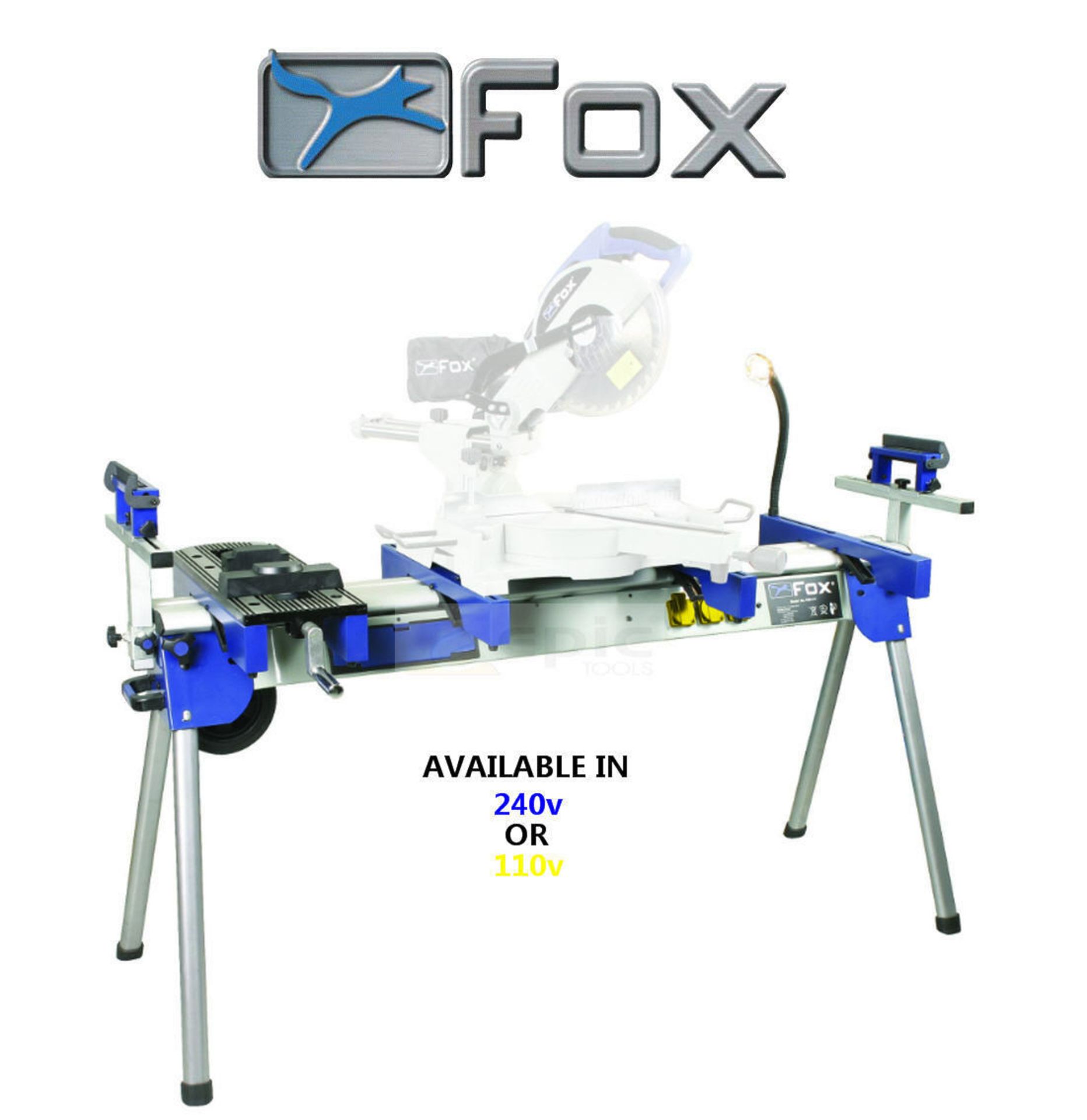 Boxed Fox F50177 Universal Work Station Bench RRP £180 (Pictures are for Illustration Purposes only)