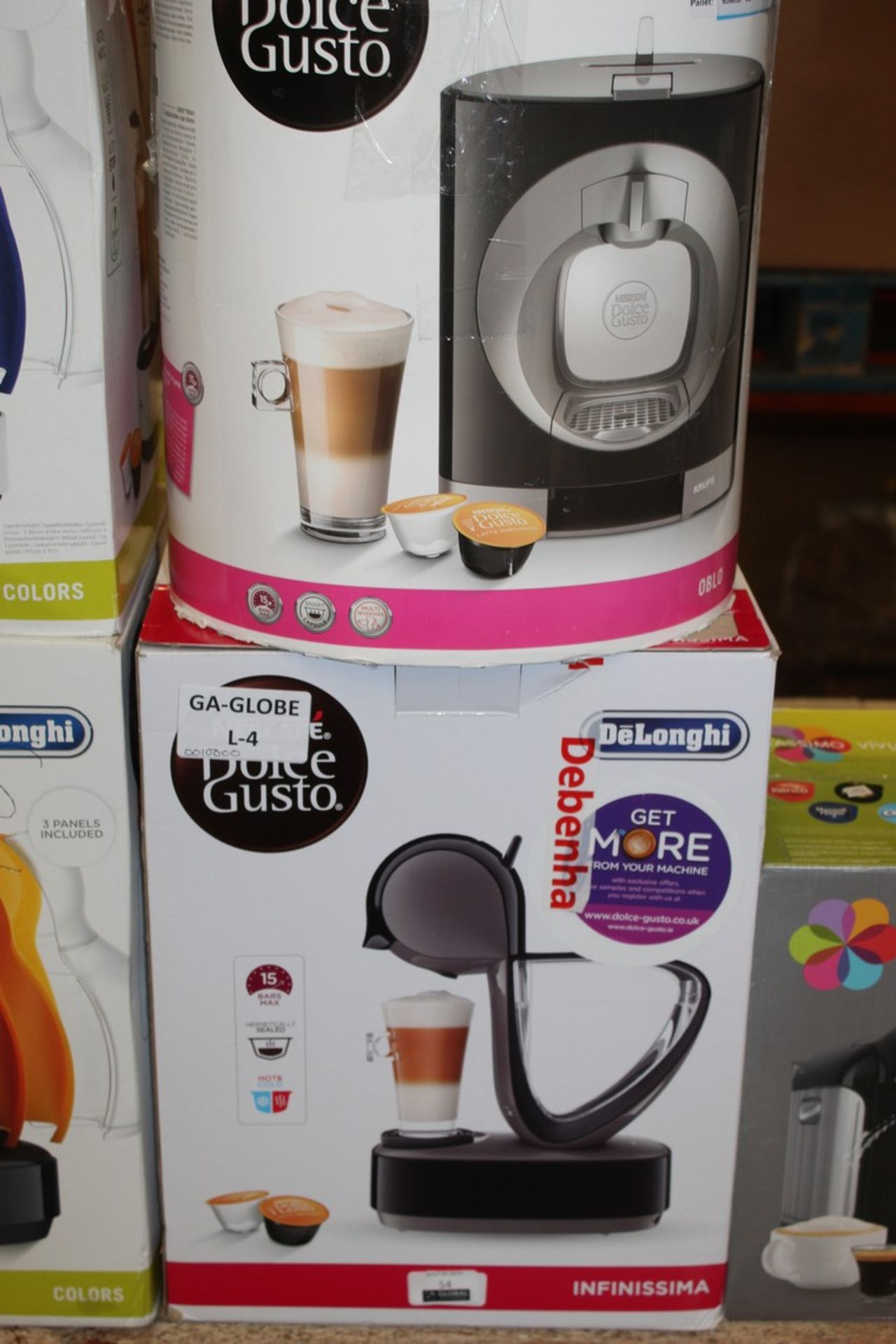 Boxed Assorted Delonghi Nescafe Dolce Gusto Oblo &