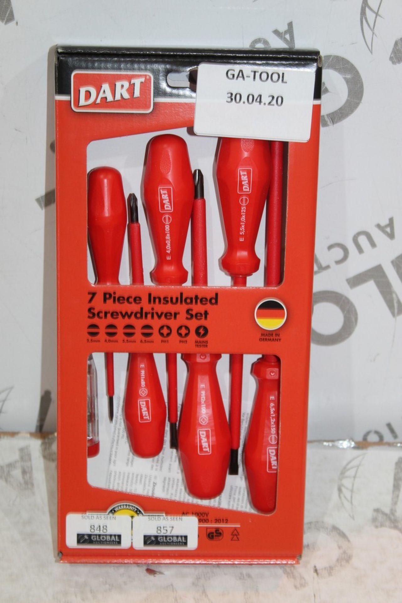 7 Piece Insulated Screw Driver Sets RRP £35 Each (Pictures are for Illustration Purposes only) (