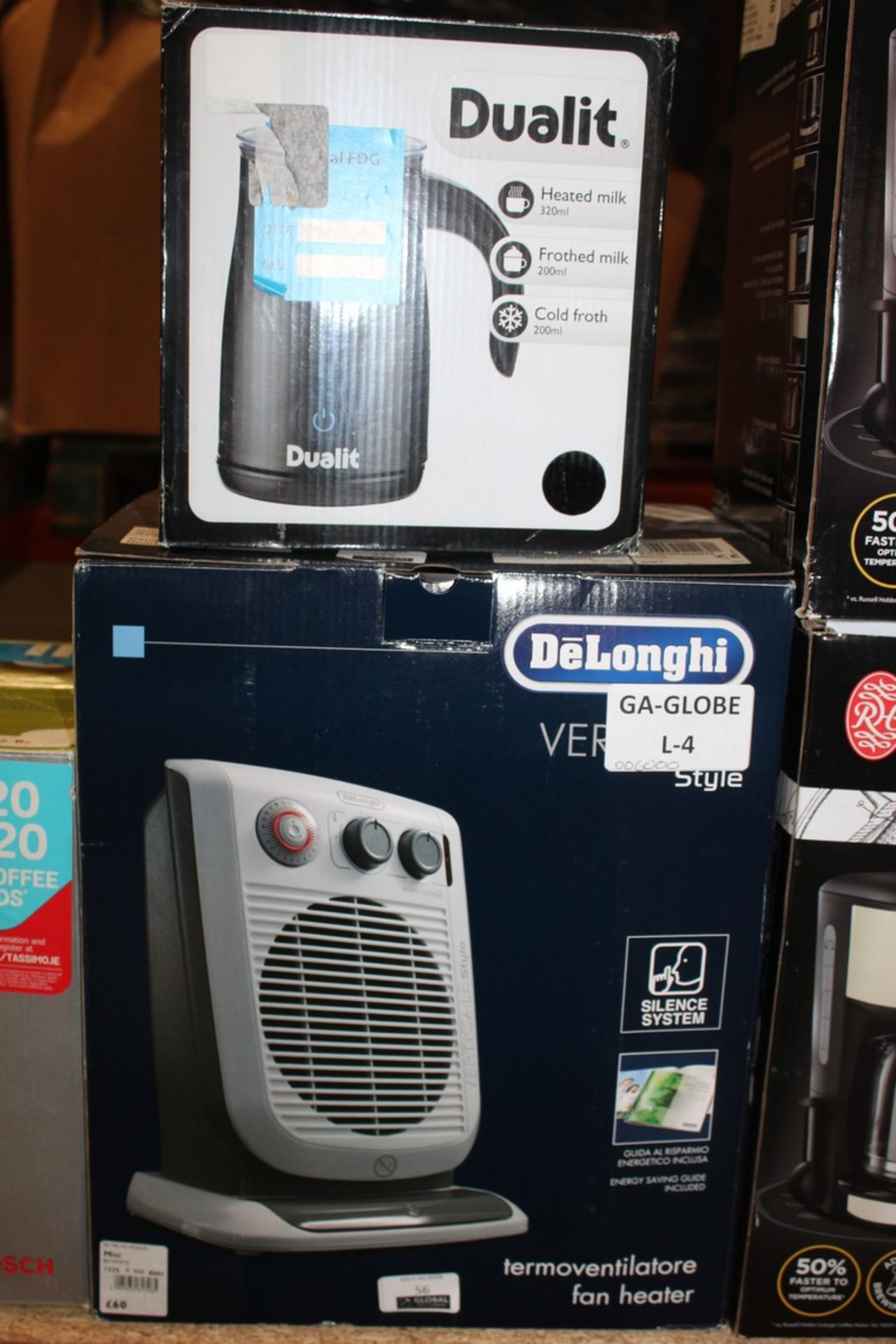 Boxed Assorted Items to Include Delonghi Vertical