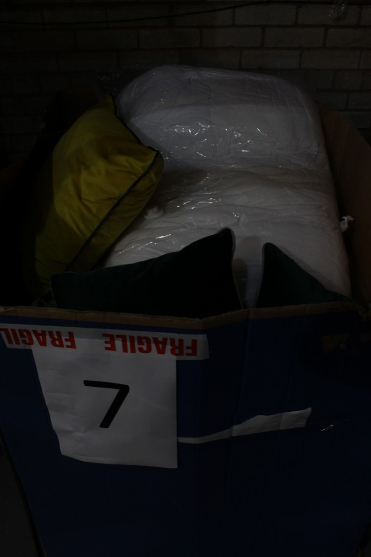 Pallet To Contain Large Amount Of Assorted Items To Include Cushions , Pillowcases , Duvets , Bed
