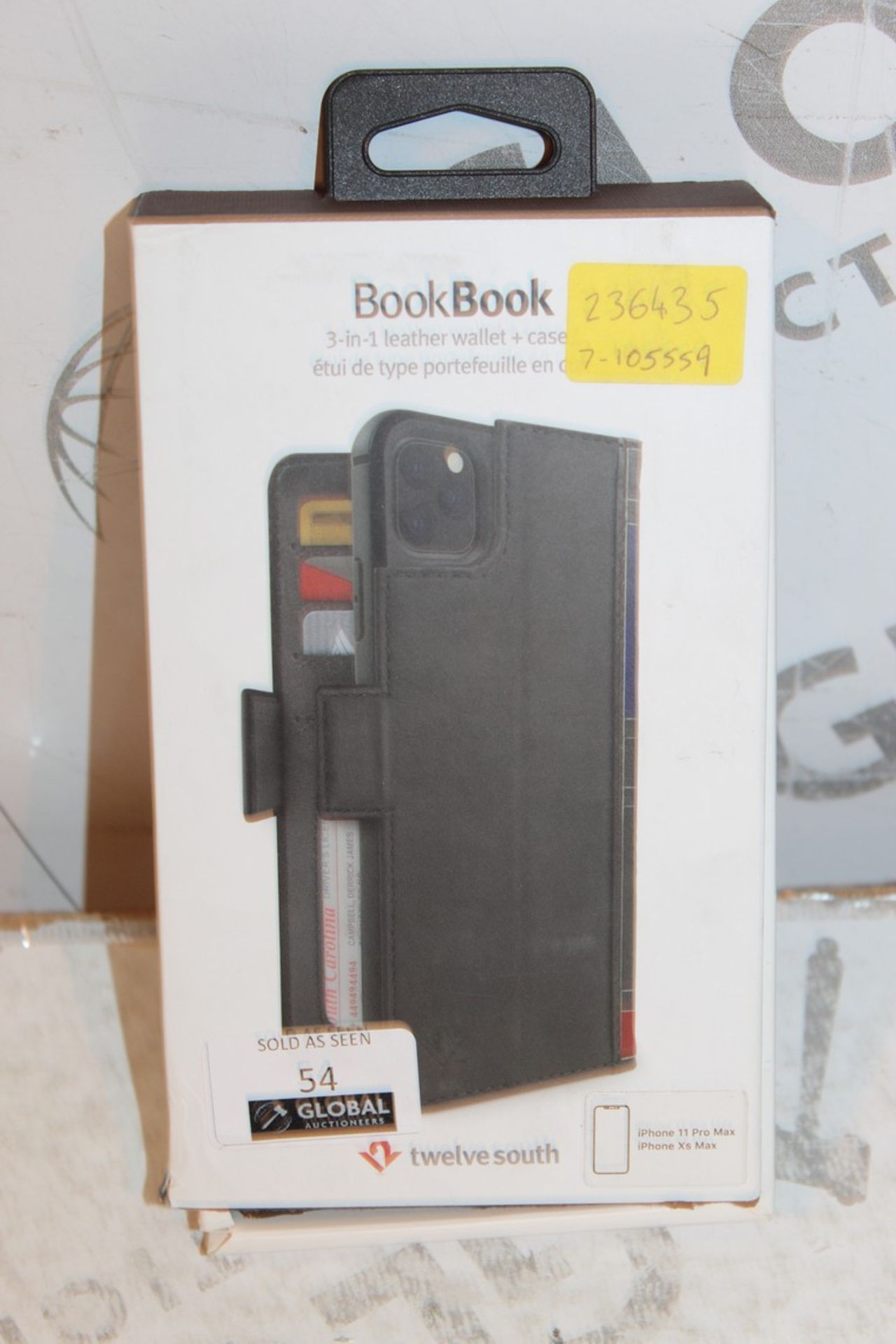 Boxed Twelve South Book Wallet 3 in 1 Leather Case for iPhone 11 Pro Max & iPhone Excess Max RRP £80