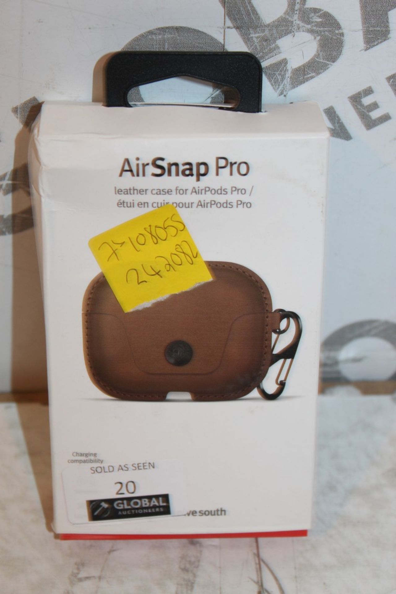 Boxed Twelve South Air Snap Pro Leather Case for Apple Air Pods RRP £50 (Pictures Are For