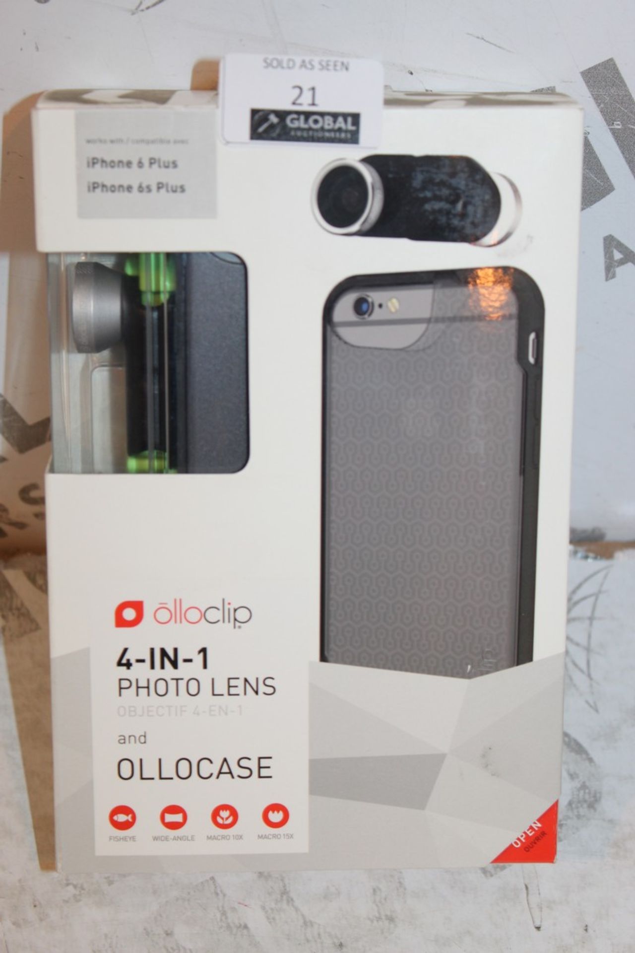 Boxed Olloclip 4 in 1 Photo Lens Case RRP £60 (Pictures Are For Illustration Purposes Only) (