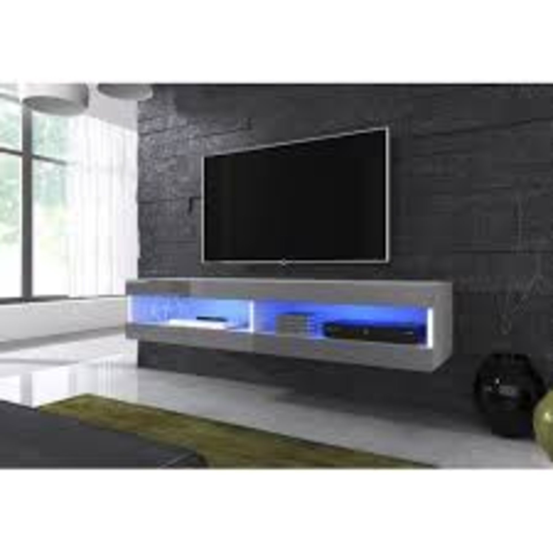 Boxed Korando Wooden TV Stand RRP £140 (17903) (Appraisals Available Upon Request)(Pictures Are