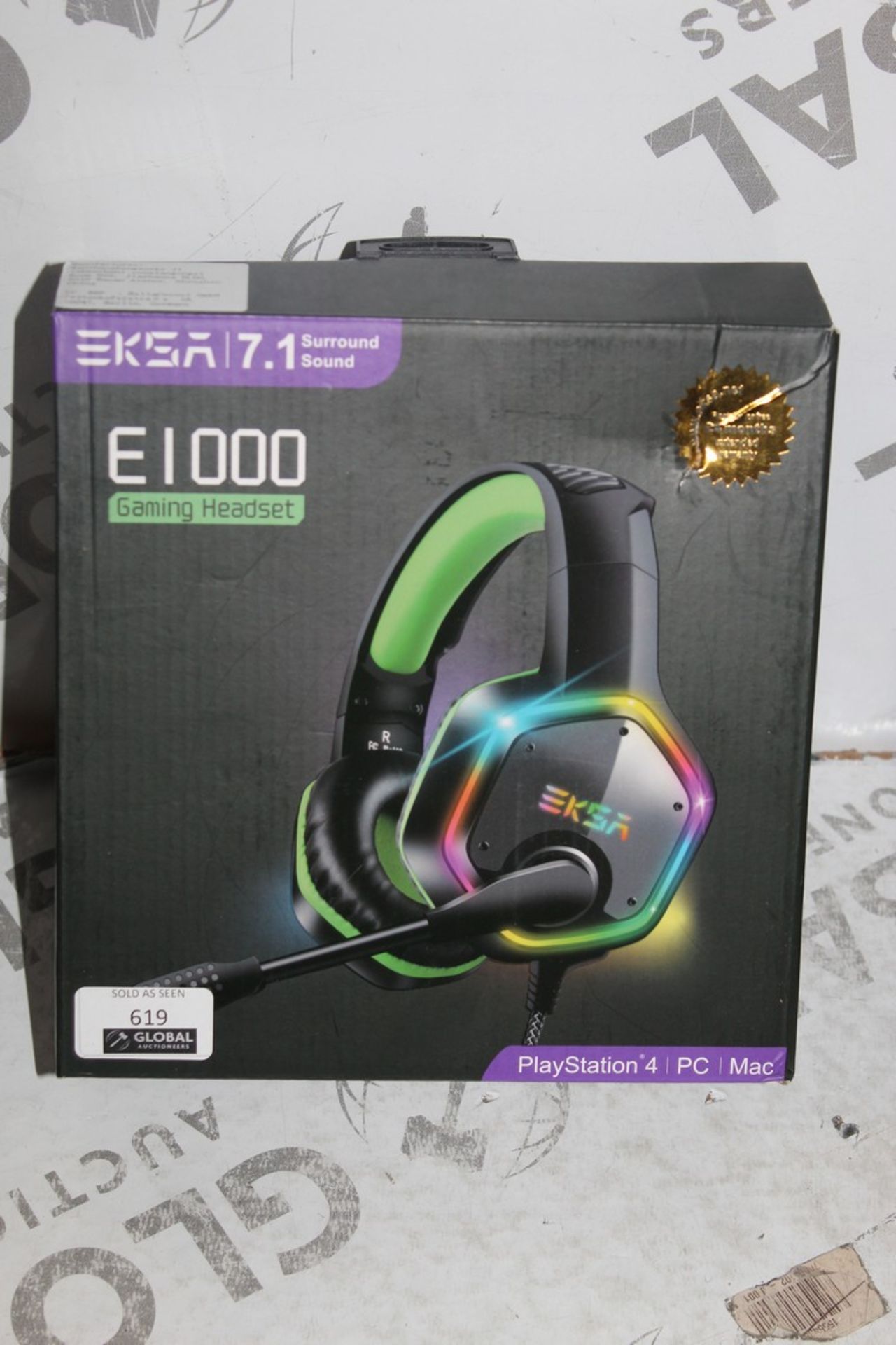 Boxed EKSAE1000 Gaming Head Sets RRP £60 (Pictures